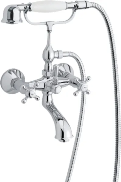 Damixa Tradition kylpy-/suihkuhana käsisuihkulla, kromi