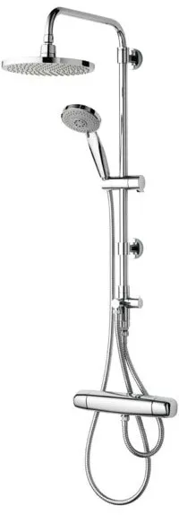 Saniscan New Waterfall -suihkutankosetti kattosuihkulla ja käsisuihkulla, kromi