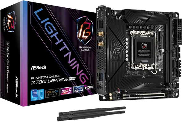 ASRock Z790I PG LIGHTNING WIFI -emolevy - Intel Z790 - Intel LGA1700 - DDR5 RAM - Mini-ITX
