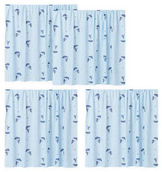 Hoppekids Ole Lukoie verho puolikorkealle sängylle - Sininen