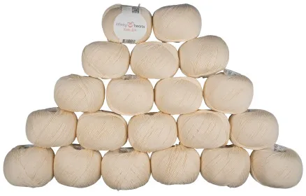 Infinity Hearts Rose 8/4 Lanka-pakkaus Yksivärinen 172 Luonnonväri - 20 kpl - Infinity Hearts Rose 8/4 Lanka-pakkaus Yksivärinen 172 Luonnonväri - 20 kpl