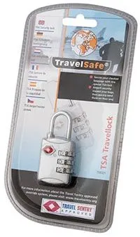 TravelSafe-riippulukko yhdistelmälukolla