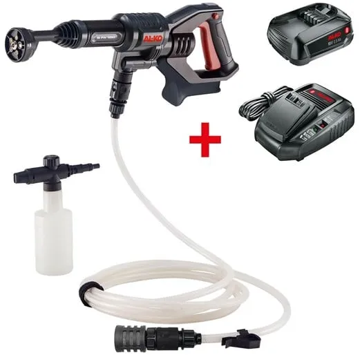 AL-KO Korkeapainepesuri Akku painepesuri PW 1850 18 V sis. akun ja laturin