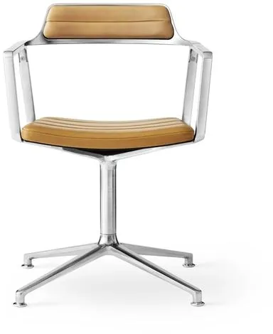 Vipp 452 Kääntötuoli Hiekanvärinen Nahka