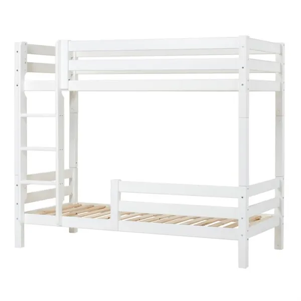 Hoppekids ECO Luxury korkea kerrossänky tikkailla ja sängynlaidalla - 90 x 200 cm