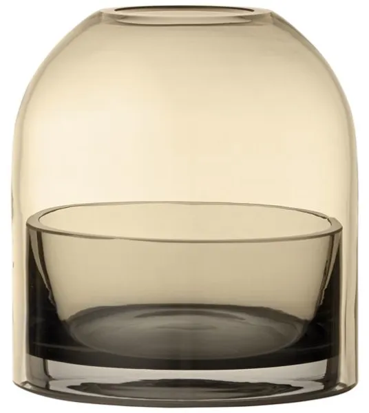 AYTM TOTA Lyhty Tuikkukynttilälle Meripihka/Musta