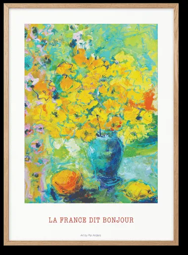 Peléton La France Sanoo Hei 50x70 Juliste