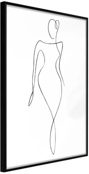 ARTGEIST Juliste kehyksellä - Impeccable Figure Kulta 40x60
