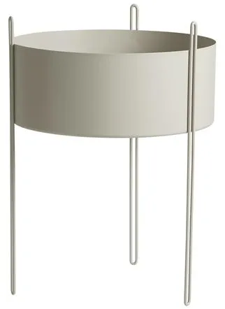 Woud Pidestall Huonekasvi Suuri Harmaa