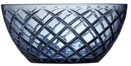 Lyngby Glas Sorrento salaattikulho 24 cm - Sininen