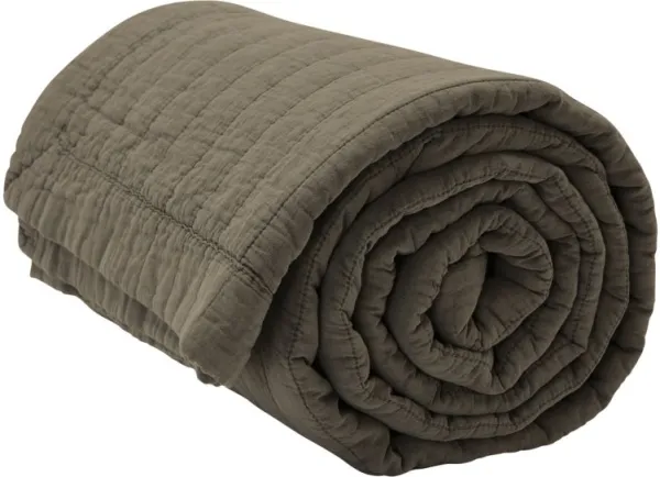 Magnhild, tikattu päiväpeite, kuoren väri, 160x280 cm