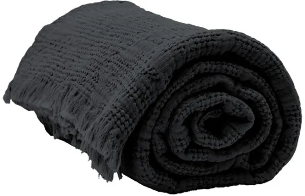 Hilda, päiväpeite, antrasiitinharmaa, 170x180 cm