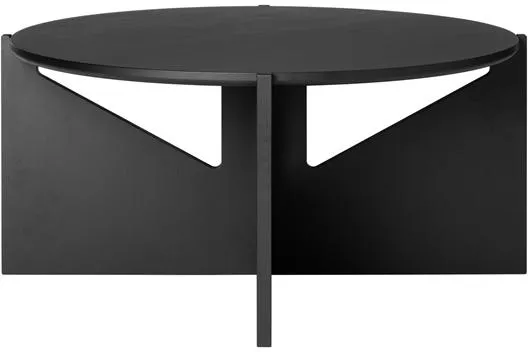 Kristina Dam Studio Simple-sohvapöytä XL musta lakattu tammi