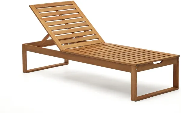 Sulamita, Ulkokäyttöön tarkoitettu aurinkotuoli, luonnollinen, massiivipuu