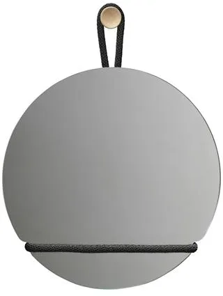 Design House Stockholm Lasso Peili Pyöreä Kirkas/Musta