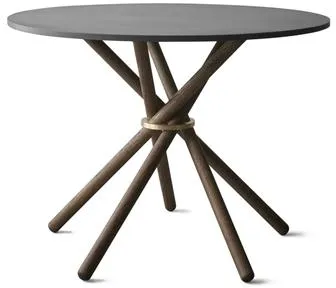 Eberhart Hector 105 Ruokapöytä Tumma sementti/Tumma tammi