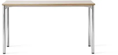 Ruokapöytä Audo Co 140x70 Kromi/Kermanvärinen Laminaatti