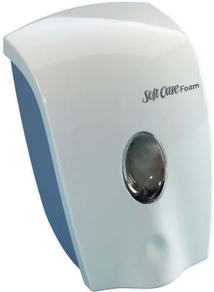Poistuu: Soft Care Foam, vaahtosaippua-annostelija, ABS-muovi valkoinen