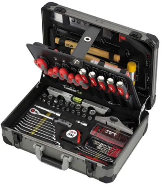 JET Alumiinityökalupakki 118 osaa 1/4" + 1/2"